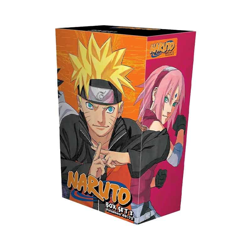 NARUTO manga, box Set 3 Vol. 49-72